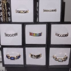 New Cute Gold Plated Rings Size8 $10 Each