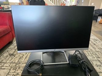 HP Slim Monitor (for gaming/office) with Power Supply and Free HDMI Cable
