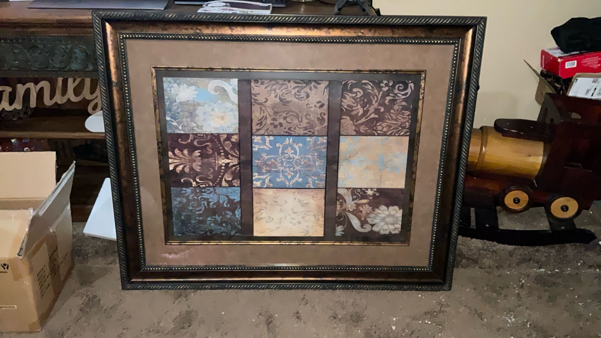 Hemispheres Framed Art