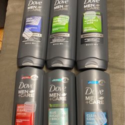 Dove Men Body Wash Lot Of 6 For $36