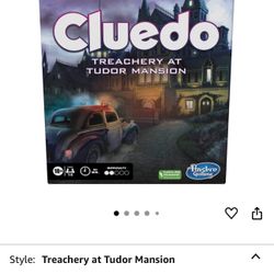 Clue Board Game Treachery at Tudor Mansion, Clue Escape Room Game, Murder Mystery Games, Cooperative Family Board Game, Ages 10 and up, 1-6 Players