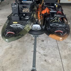 Huge Vibe Kayak Package With Trailer 