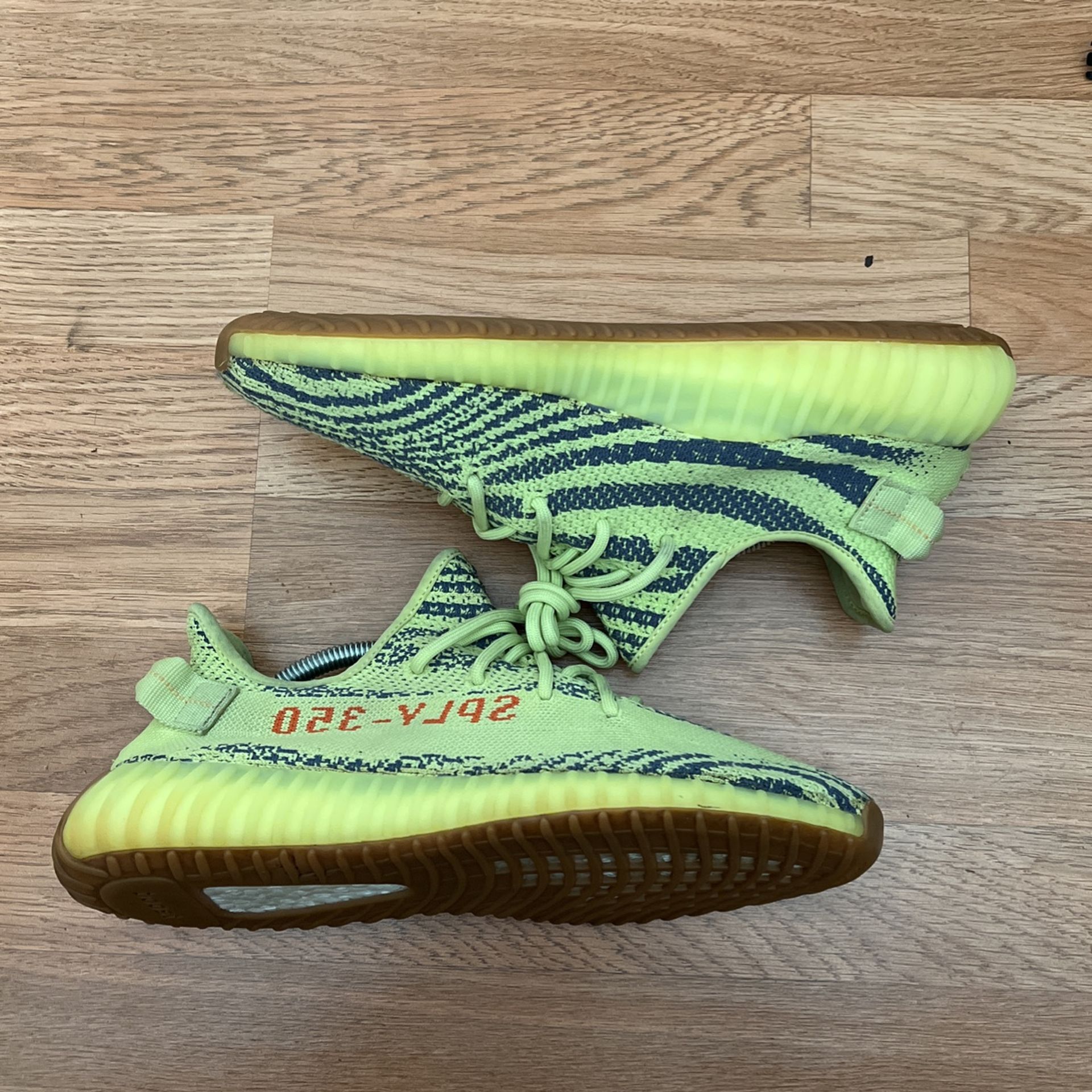 Yeezy 350 Semi Frozen Yellow Worn Og None 8.5/10 Condition $220 Sz 9.5