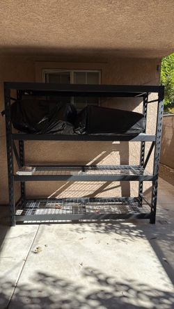 Industrial storage shelves