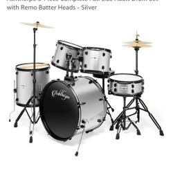 Ashthorpe 5 Piece Full-size Adult Drum Set