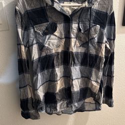 Garage Boyfriend Fit Flannel (M)