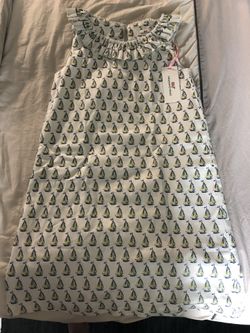 New Vineyard Vines Girls Sailboat Print Tunic Dress