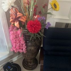 Large Floral Pots