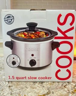 Cooks 1.5 Quart Slow Cooker