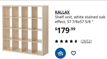 Kallax shelf unit 4 x 4, beige color