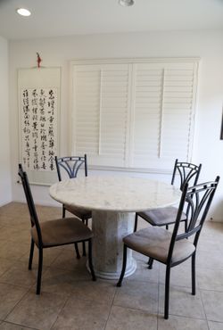 Set of 4 Metal Dining Chairs