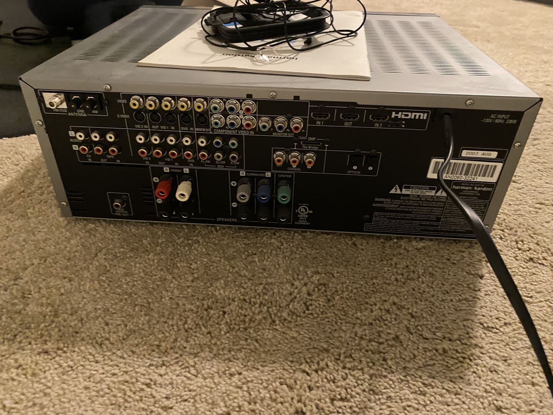 Receiver Harman/kardon AVR146