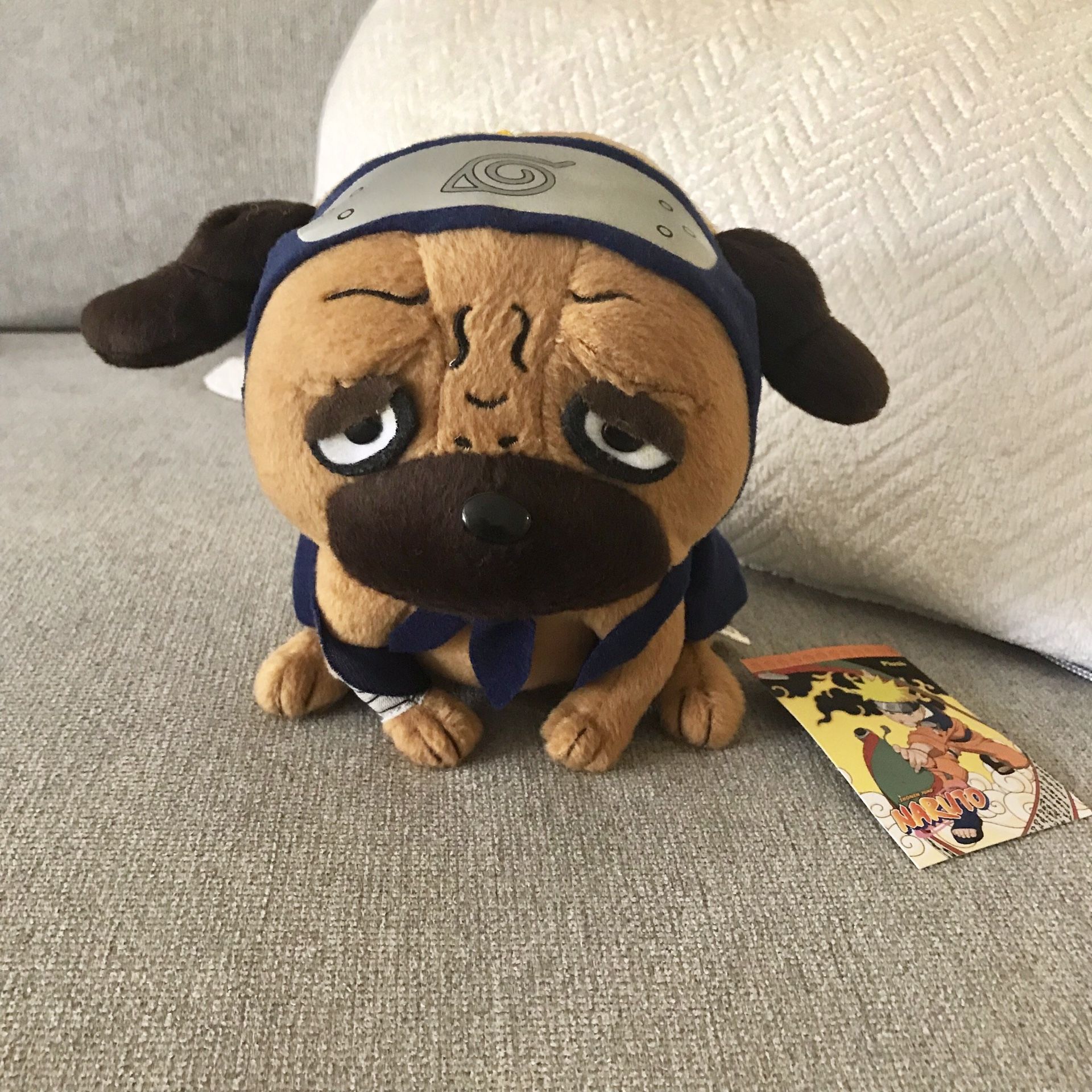 GE Animation Official Naruto Plush Stuffed Toy - Pakkun Dog