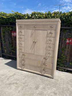 Vintage Art Deco Inspired Henredon Multi Drawer Chest