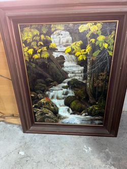 Large Oil Painting Signed By Artist