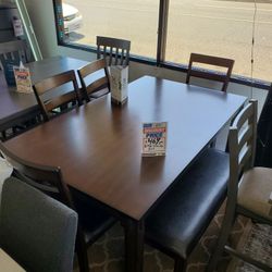 New Dark Espresso 5 Piece Dining Table Set Special Come Visit Our Store In Paramount 