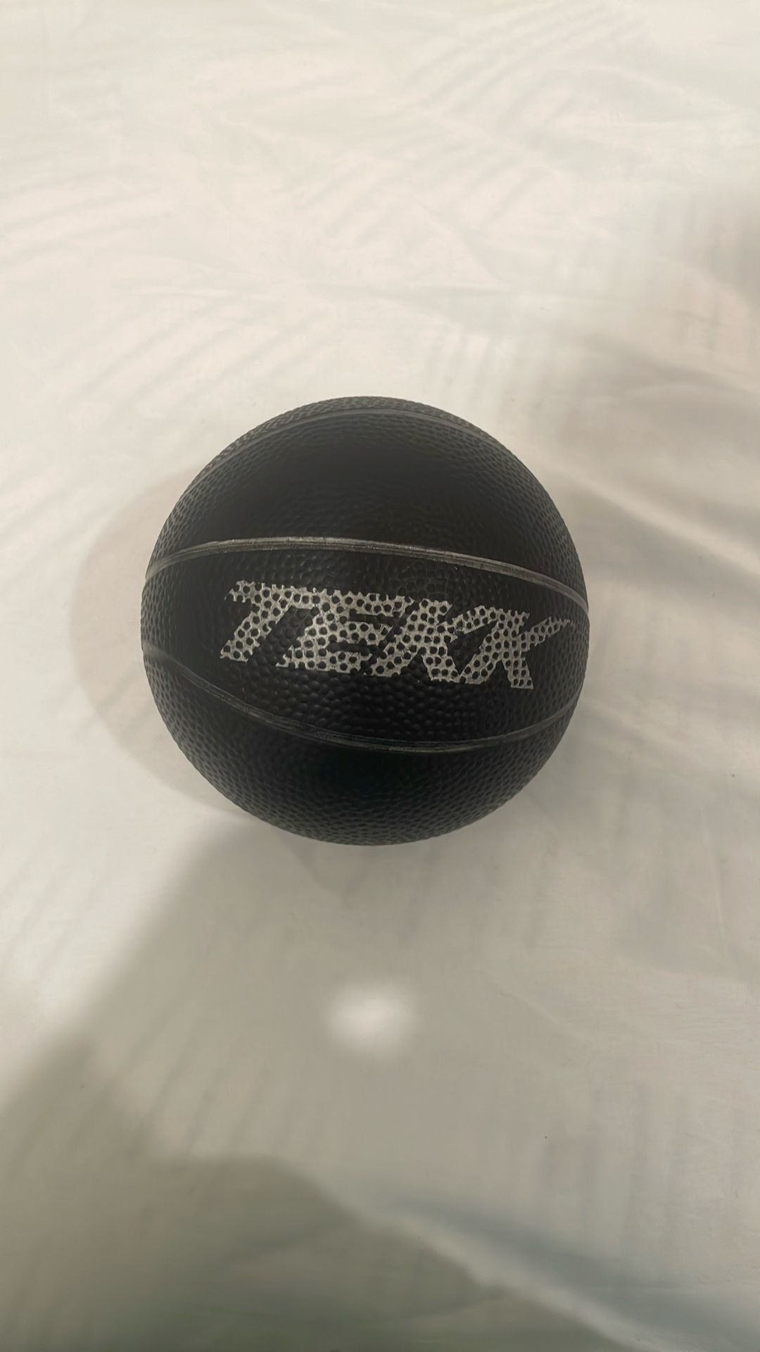 Tekk Mini Basketball, Black ,5 Dollars , Slightly Used