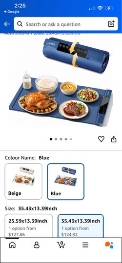 Extra large Electric food warming mat