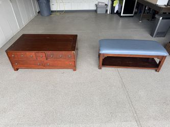 Coffee Table and Bench