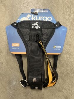 Kurgo Enhanced Tru Fit Smart Harness Safe Car Crash Tested (size Large)