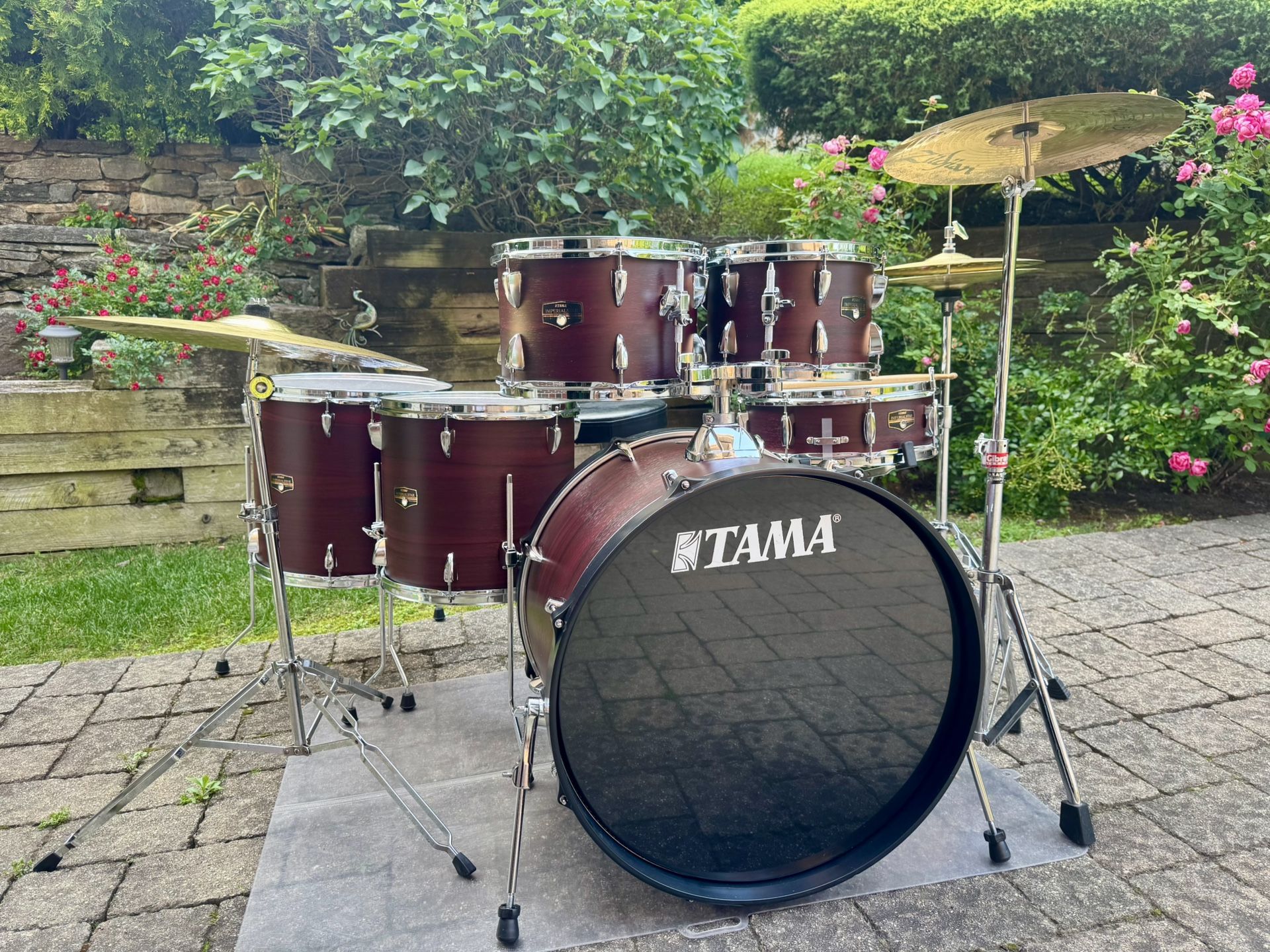 Tama Imperialstar 6 Pc Drum Kit w/ Zildjian & Meinl Cymbals