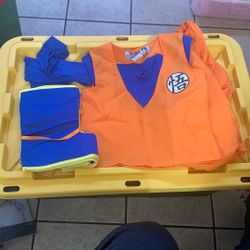 Goku Dragonball Costume Kids M 