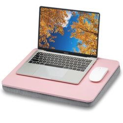 Lap Desk - Lap Desk with Cushion - Laptop Lap Desk - Fits up to 17 inches Laptop - Portable Lap Desk for Laptop with Mouse Pad as Computer Laptop Stan