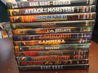 18  DVD  Monster Movies Use One Time Only 