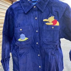 Blue Winnie The Pooh Shirt Junior's 