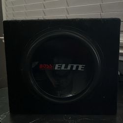 10’ sealed boss subwoofer 