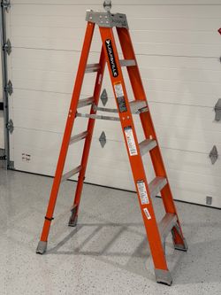 6 ft. Fiberglass Step Ladder (10 ft. Reach) with 300 lbs. Load Capacity, Type IA Duty Rating