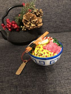 Ramen Bowl Holiday Ornament 