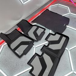 Brand New Waterproof All-Weather TPE Floor Mats for Tesla Model Y 2020–2024, Custom Fit Non-Slip Car Mats, Available in Floor Mats & Trunk SKU446