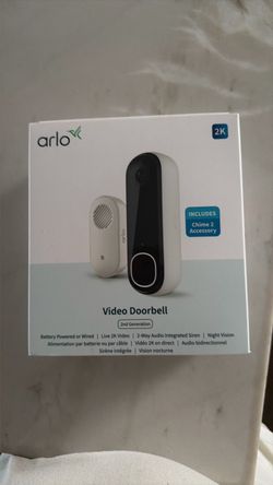 Arlo Video Doorbell 2nd Generation 2K battery