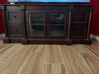 Solid Wood Entertainment Center – $350 OBO