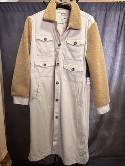 AmuseSociety Beige Overcoat