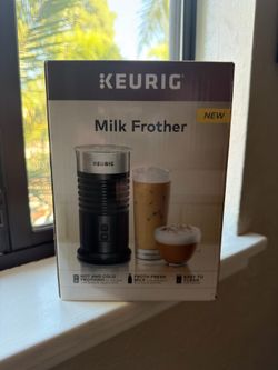 Keurig Milk, Frother Hot And Cold New Hot and cold frothing for hot and iced lattes and cappuccinos