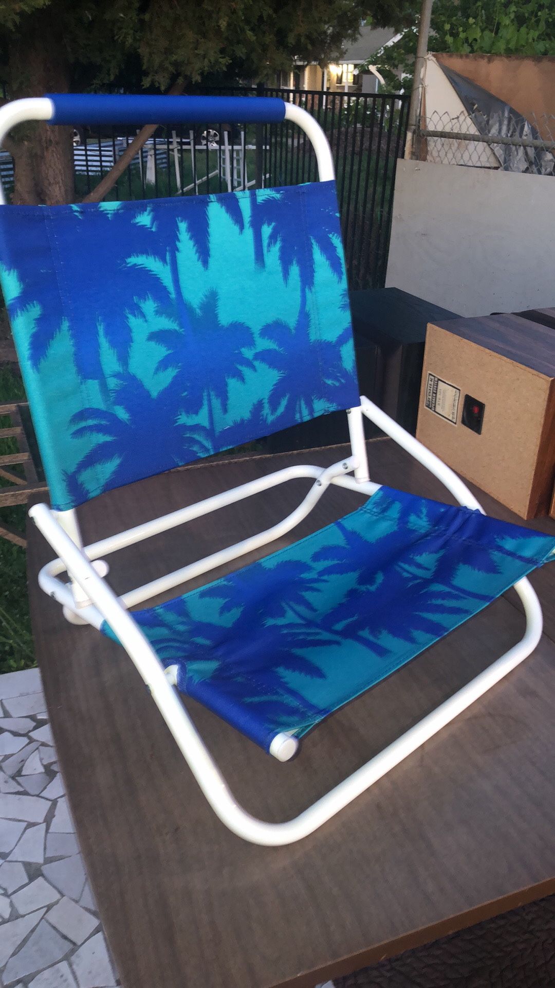 Recycled Fabric Outdoor Portable Beach Chair 