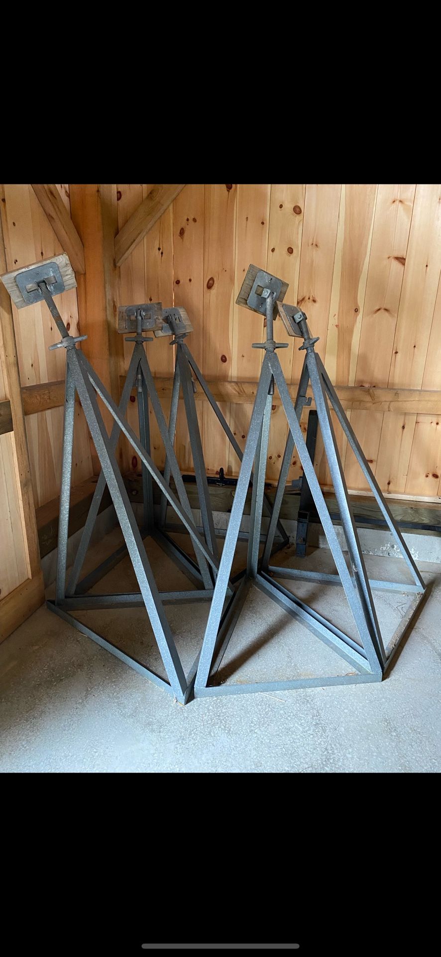 Galvanized Jack Stands