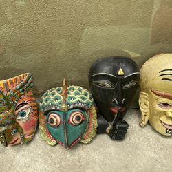 4 Antique Mask Opportunity 