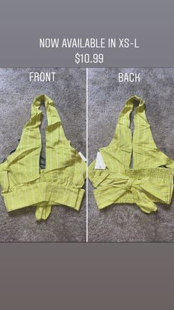 Halter crop top
