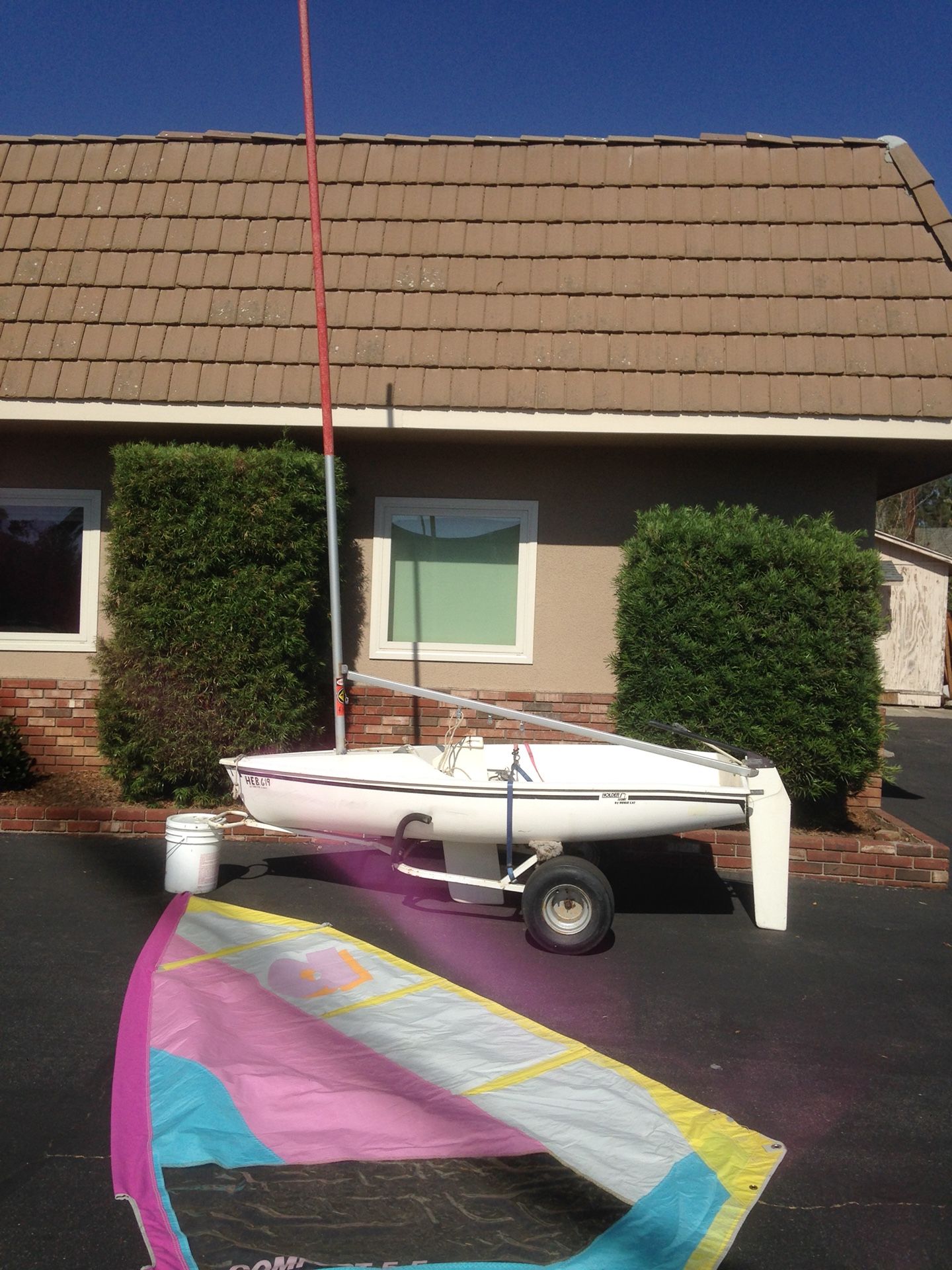 Holder Hawk Sail Boat by Hobie Cat