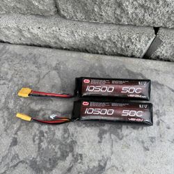 Venom Drive Series 50C 3S - 10500mAh 11.1V LiPo RC Battery, Lithium Polymer 3 Cell - Soft Silicone Connector & Compatible w/ 2WD, 4WD, Truck & Buggies