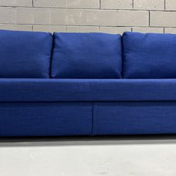 IKEA FRIHETEN Skiftebo Blue Sofa Couch Pullout Bed Sleeper  