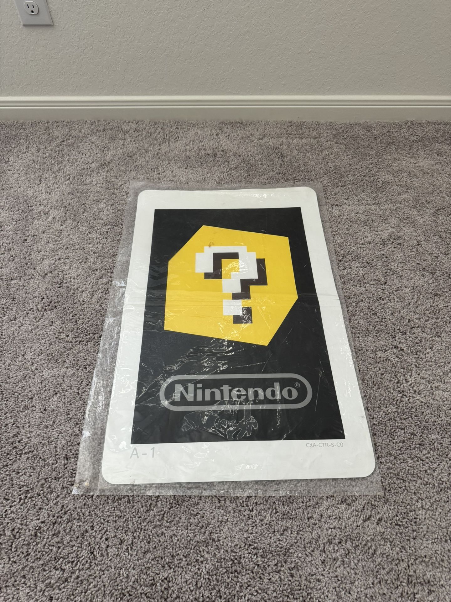 Nintendo Club 3DS Giant AR Card