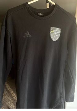 Adidas ESP Thick Thermal Thick Shirt Small Black Soccer Futball Logo