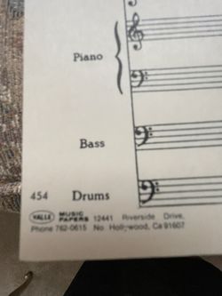 Orchestral Score Pad For Musical Arrangements