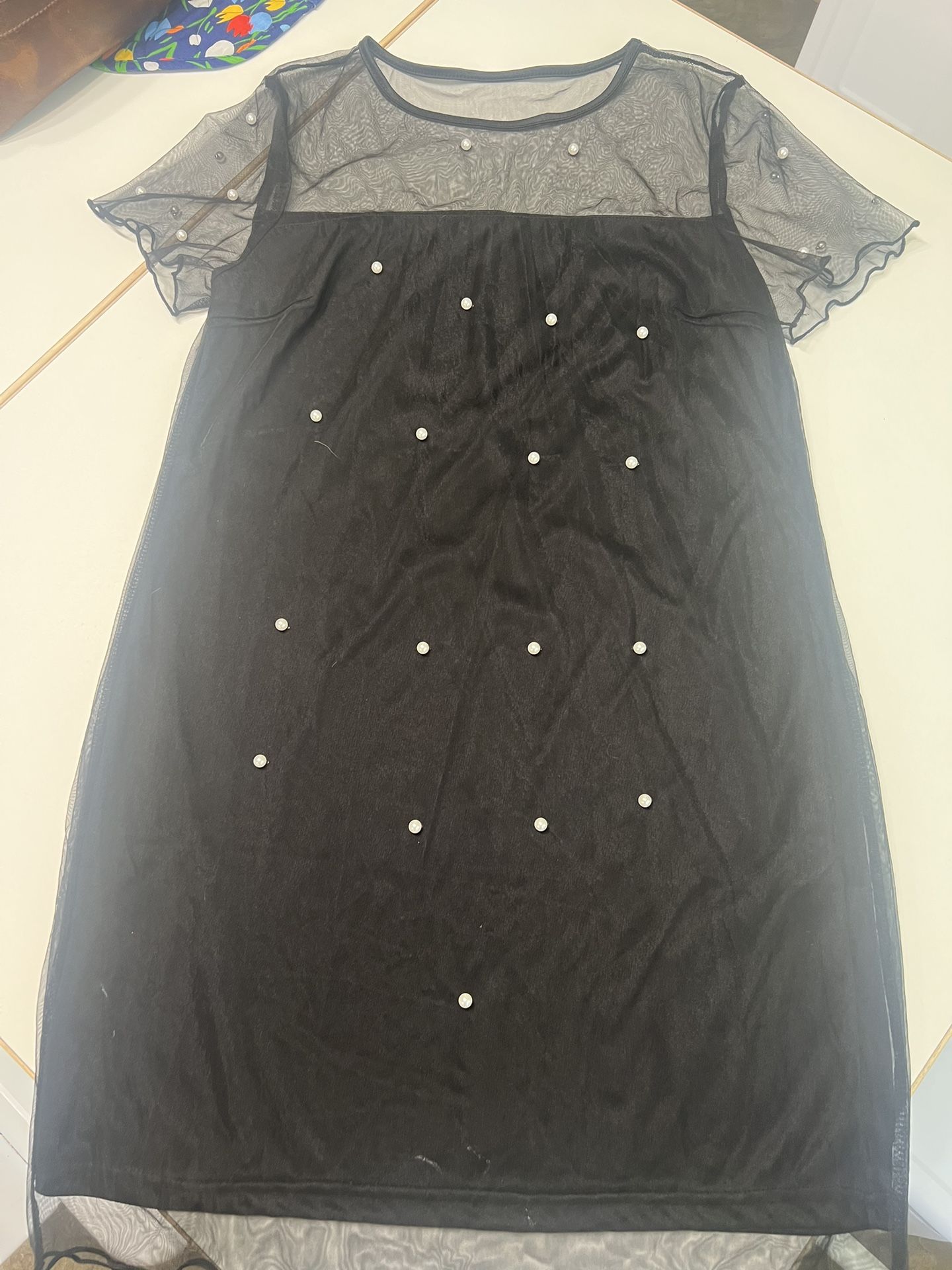 Little black dress, NEW, adorable, sexy also. Fit size 4 through eight $69 