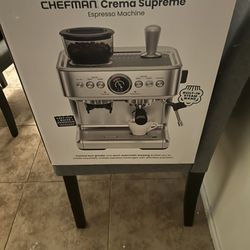 New espresso machine