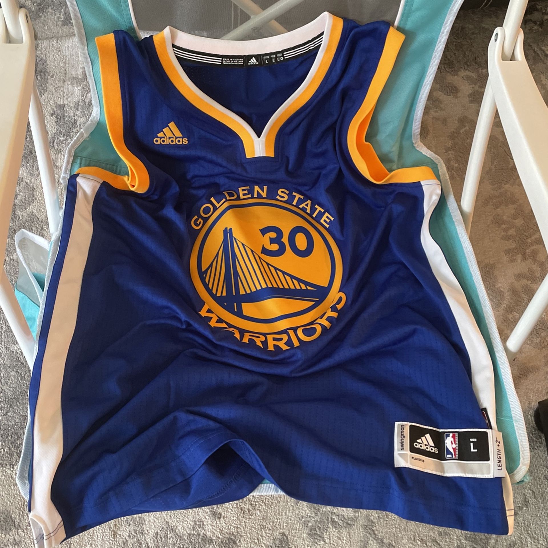 Curry Golden State adidas Large new without tags